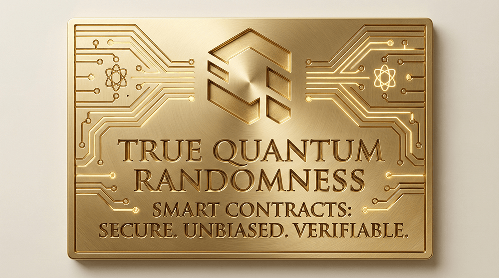 True Quantum Randomness for Smart Contracts: Secure. Unbiased. Verifiable.